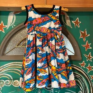 NWT nooworks tiny dancer Lobster dream kids dress